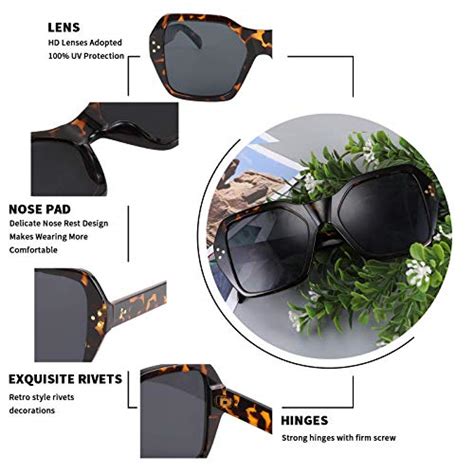 Buy Feisedy Vintage Oversized Sunglasses For Women Designer Luxury