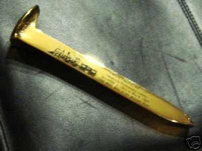 Railroad Spike " Golden Spike Ceremony 1868" Rare find | #33065157