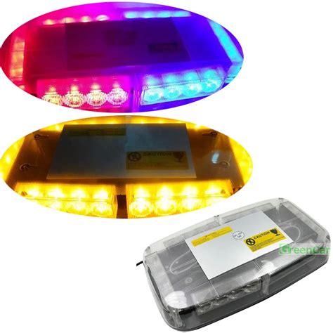 24leds Car Roof Emergency Hazard Warning Light Vehicle Police Flashing