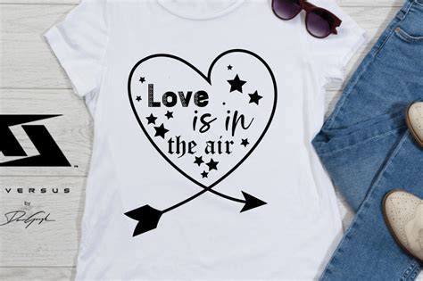 Love Is In The Air Svg T Shirt Design Gráfico Por Ujjal Mia · Creative