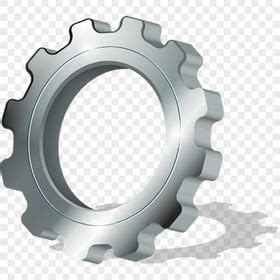 Cog Gear Yellow Vector Icon PNG Citypng