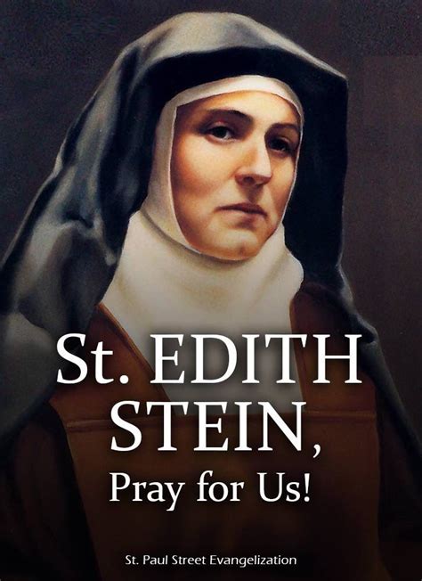 St Edith Stein Catholic Saints Patron Saints Roman Catholic St Edith