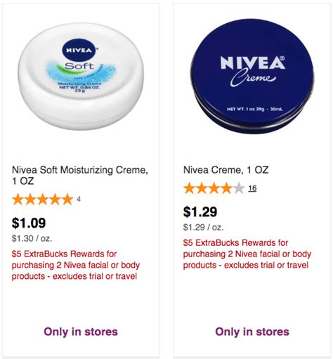 Big Money Maker 2 Nivea FREE Moisturizing Cremes At CVS Living