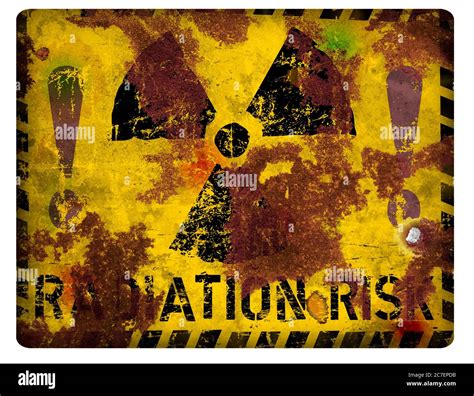 Panneau D Avertissement De Rayonnement Nucl Aire Signalisation D