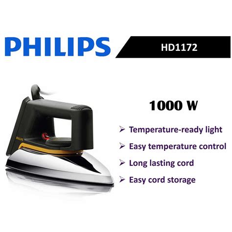 Jual Philips Dry Iron Setrika Listrik Hd Watt Jakmall