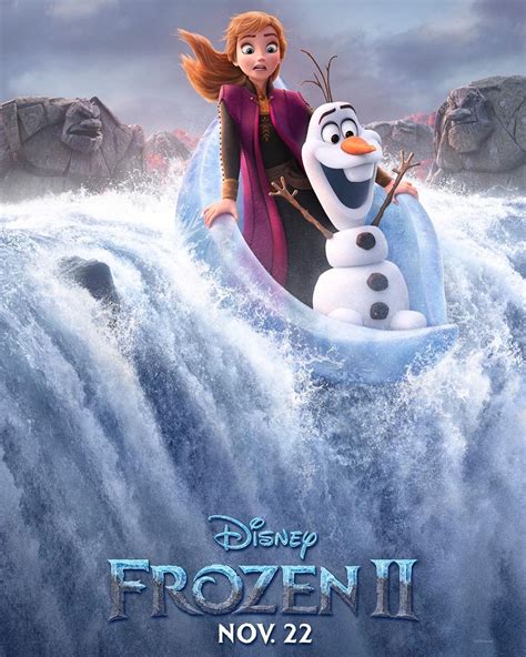 Frozen 2 Character Poster - Anna and Olaf - Frozen Photo (43059939 ...