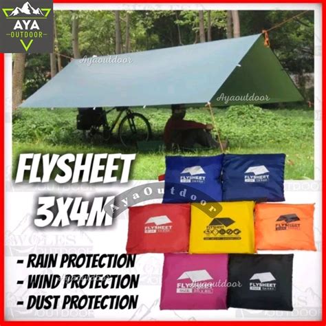 Jual Flysheet Waterproof X X X X Tebal Trapteen Bivak Penutup