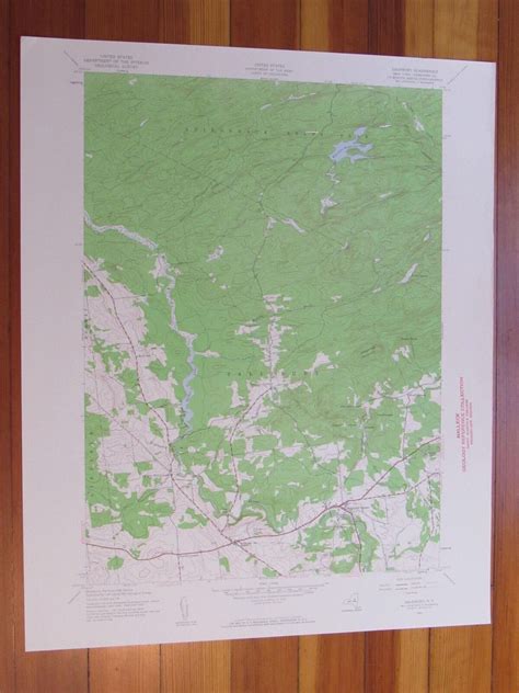 Salisbury New York 1960 Original Vintage USGS Topo Map: (1960) Map
