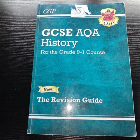 GCSE HISTORY AQA Revision Guide For The Grade 9 1 Course CGP By