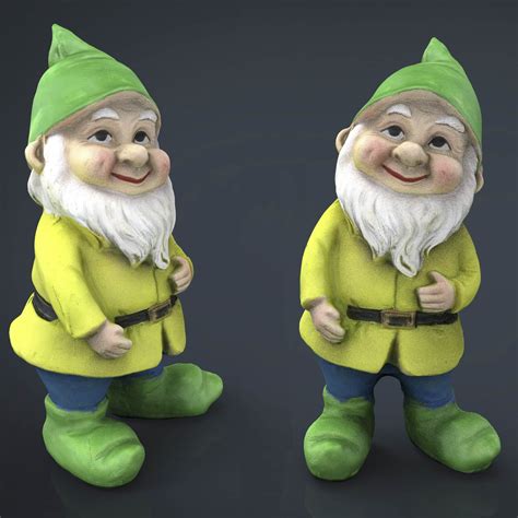 Garden Gnome 4 3D Model By Sanchiesp