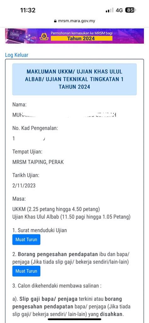 UKKM 2024 Semakan Tarikh Format Soalan Tips Ujian MRSM