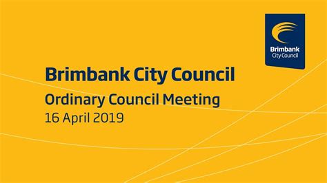 16th April 2019 Ordinary Council Meeting Brimbank City Council YouTube