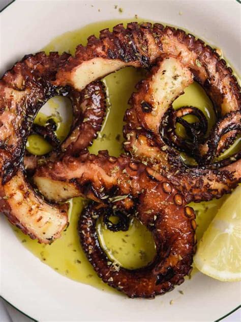 Greek Marinated Octopus In Vinegar Htapodi Ksydato Real Greek Recipes