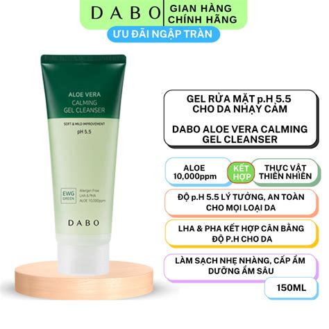 Dabo Ch Nh H Ng Gel R A M T L H I P H Kh Ng Khu N D U Da Dabo Aloevera