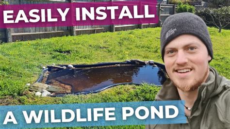 How To Install A Pond Bring Wildlife To The Garden Diy Preformed Pond