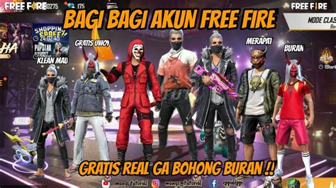 BURUAN LAGI BAGI BAGI AKUN FREE FIRE GRATIS HARI INI DAN PENGUMUMAN