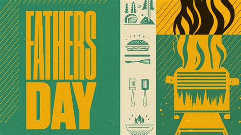 Fathers Day Bbq Design Barbecue Behance