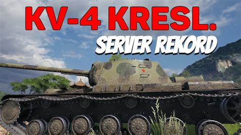 Brutálně Zlepšen KV 4 Kreslavskiy World of Tanks Replay 20 YouTube