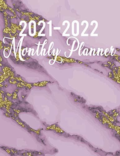 Stunning 2021 Monthly Planner 2021 Planner Monthly 85 X 11 Marbel