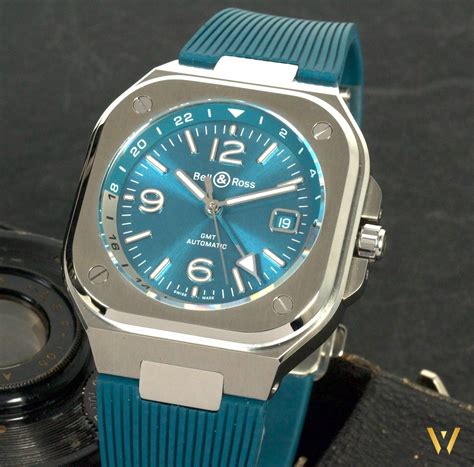 Montre Bell Ross BR 05 GMT Sky Blue Avis Prix Photos Live