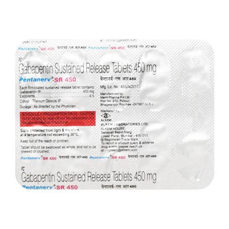 Pentanerv Sr Mg Tablet S Price Uses Side Effects Netmeds