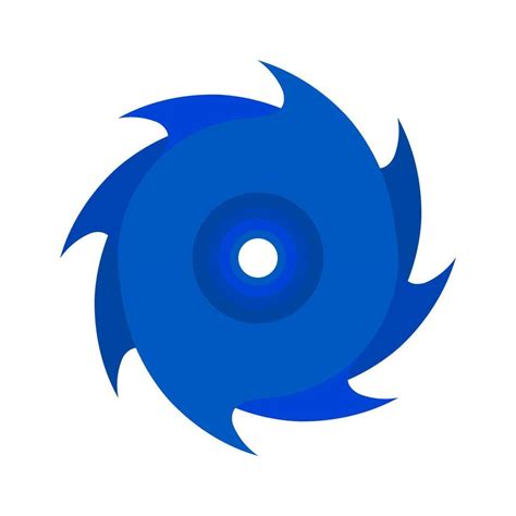 Modern Blue Typhoon Icon Vector 34371340 Vector Art At Vecteezy