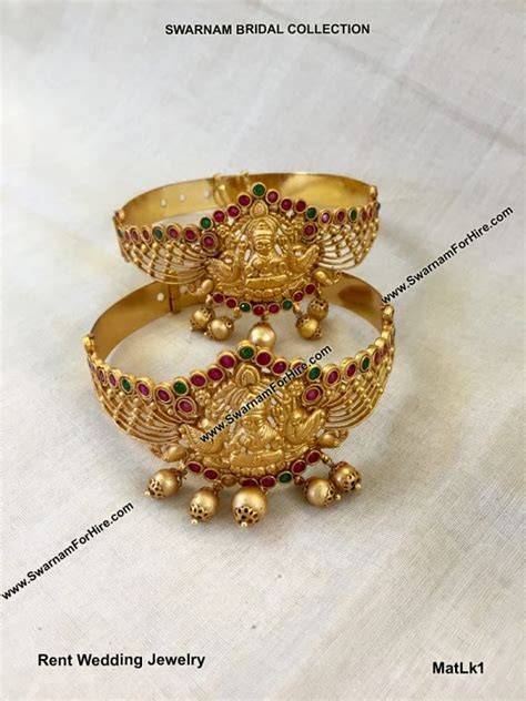 Rent Matte Lakshmi Bridal Set Bridal Jewellery Set On Rent Chennai