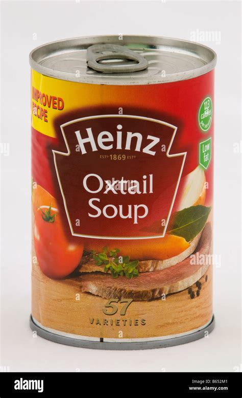 Can Of Heinz Oxtail Soup Sold In The Uk Stock Photo Alamy