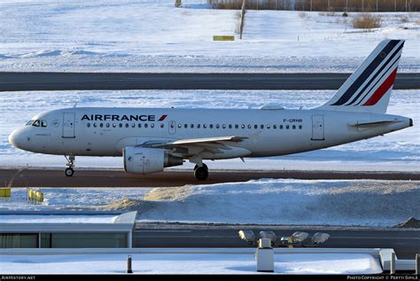 Aircraft Photo Of F GRHR Airbus A319 111 Air France AirHistory