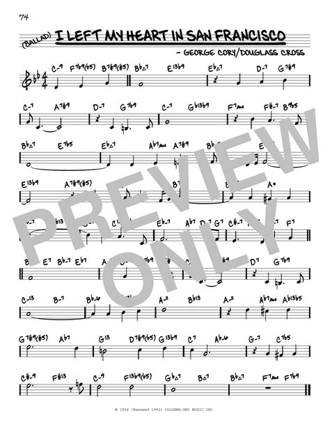 I Left My Heart In San Francisco Arr David Hazeltine Sheet Music By