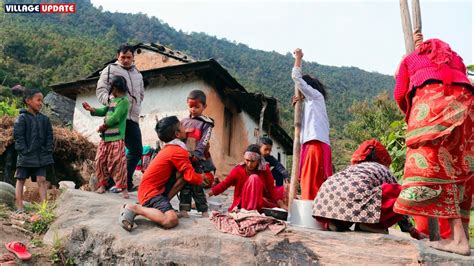 Traditional Daily Lifestyles Of Nepali Mountain Village Village Life