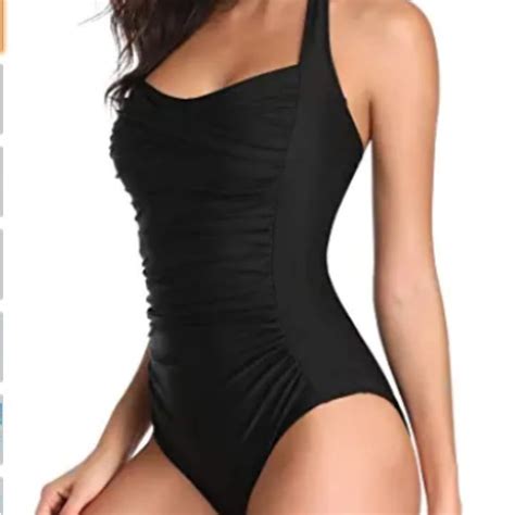 Smismivo Swim Smismivo Tummy Control Halter One Piece Swimsuit