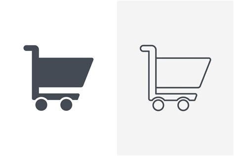 Conjunto De Iconos Del Carrito De Compras Vector Paquete De Iconos De