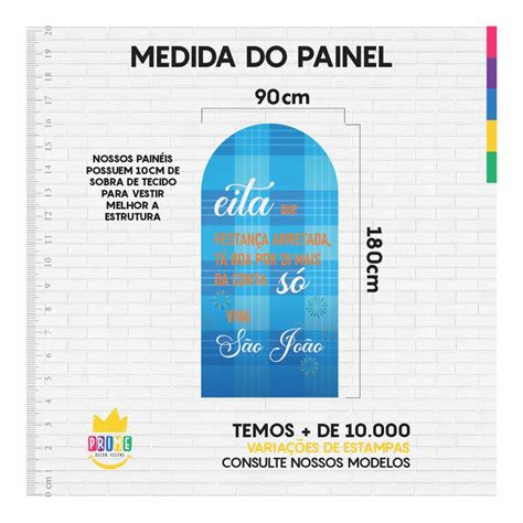 Painel Decorativo Romano Festa Junina Cm X Cm Fj Elo