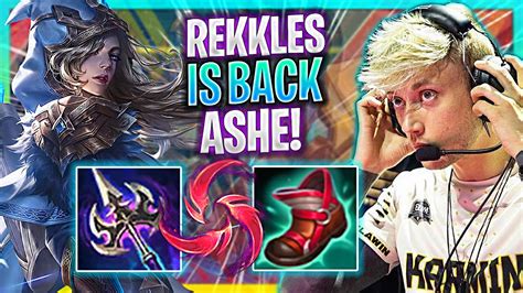 REKKLES BRINGS BACK ASHE FNC Rekkles Plays Ashe ADC Vs Twitch