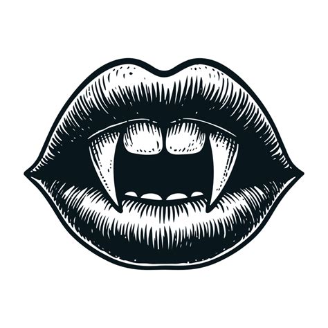 Pretty Vampire Lips 54018633 Png