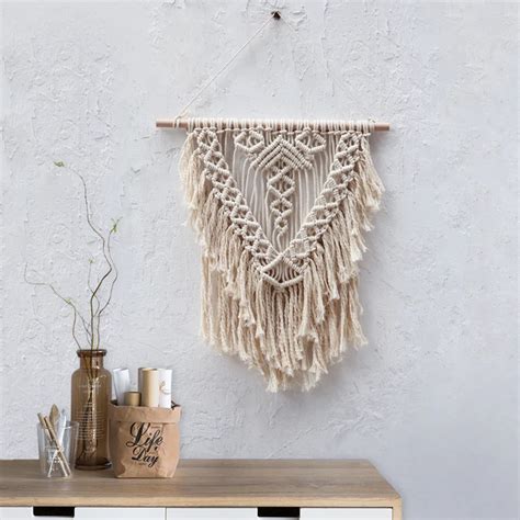 Aliexpress Buy Boho Wall Hanging Macrame Bohemian Wall Decor