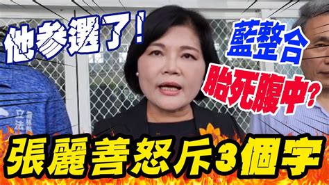 他 參選了 國民黨整合 胎死腹中 張麗善怒斥 沒誠信 張榮味北上聲援 他 Youtube