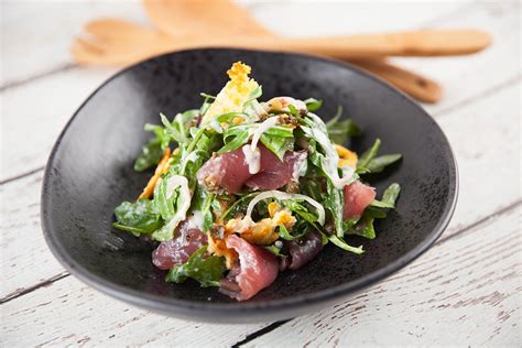 Sashimi Tuna Salad With Kefir Dressing — Everyday Gourmet