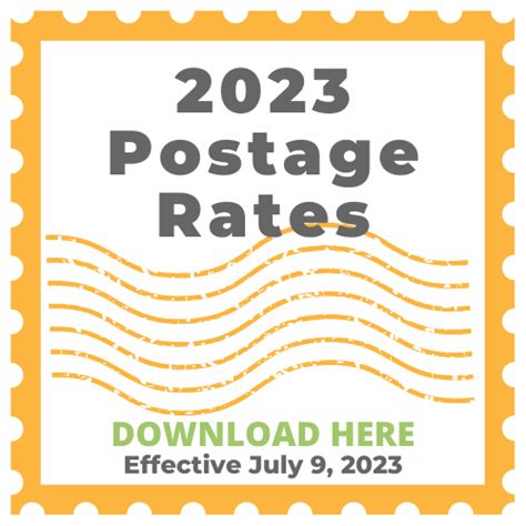 Postage Cost 2024 - Rebe Valery