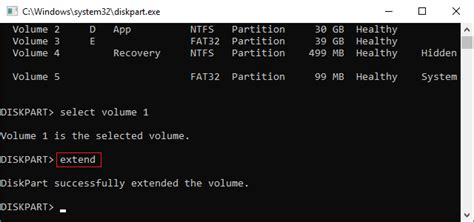 Extend C Drive With Windows Diskpart Extend Volume Command