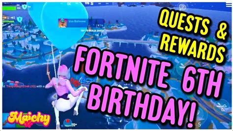 How To Complete Birthday Quests And Collect Birthday Presents Rewards Fortnite Zero Build