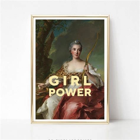 Printable Girl Power Art Etsy