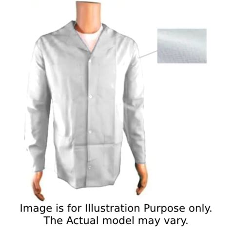 Transforming Technologies Jkc Spwh Esd Jacket Lapel Collar Snap