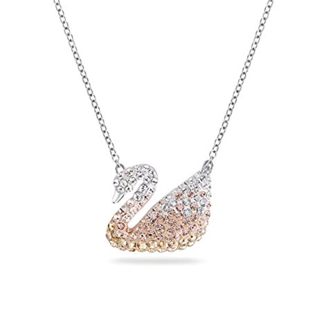 Swarovski Iconic Swan Crystal Necklace And Earrings Jewelry Collection