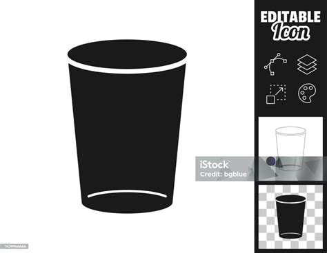 Empty Glass Icon For Design Easily Editable Stock Illustration Download Image Now Drinking