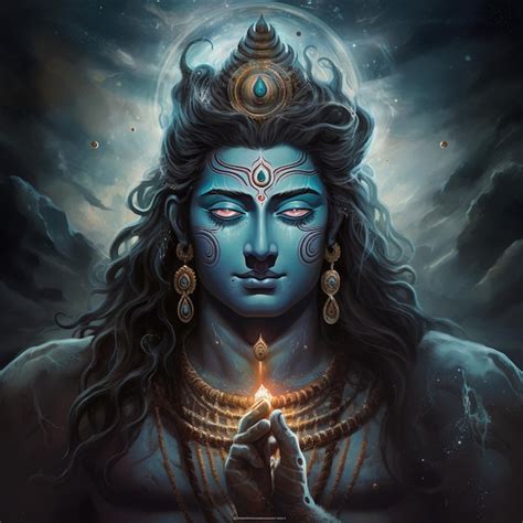 Premium Photo Lord Mahadev God Shiv Poster Design For Wallpaper