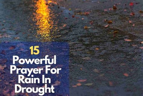 15 Powerful Prayer For Rain In Drought