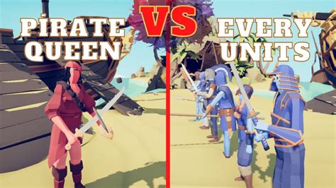 🏹pİrate Queen Vs Every Units🗡😀😀 Totally Accurate Battle Simulator