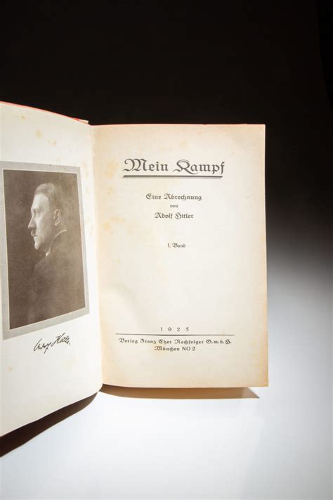 Mein Kampf - The First Edition Rare Books